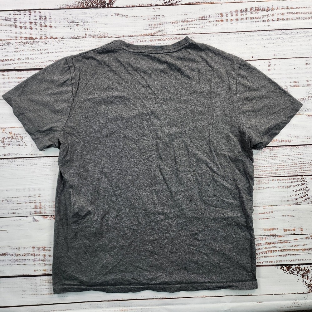 Polo Ralph Lauren Mens Heather Gray Graphic Logo Cotton Short Sleeve T-Shirt M - Picture 2 of 8